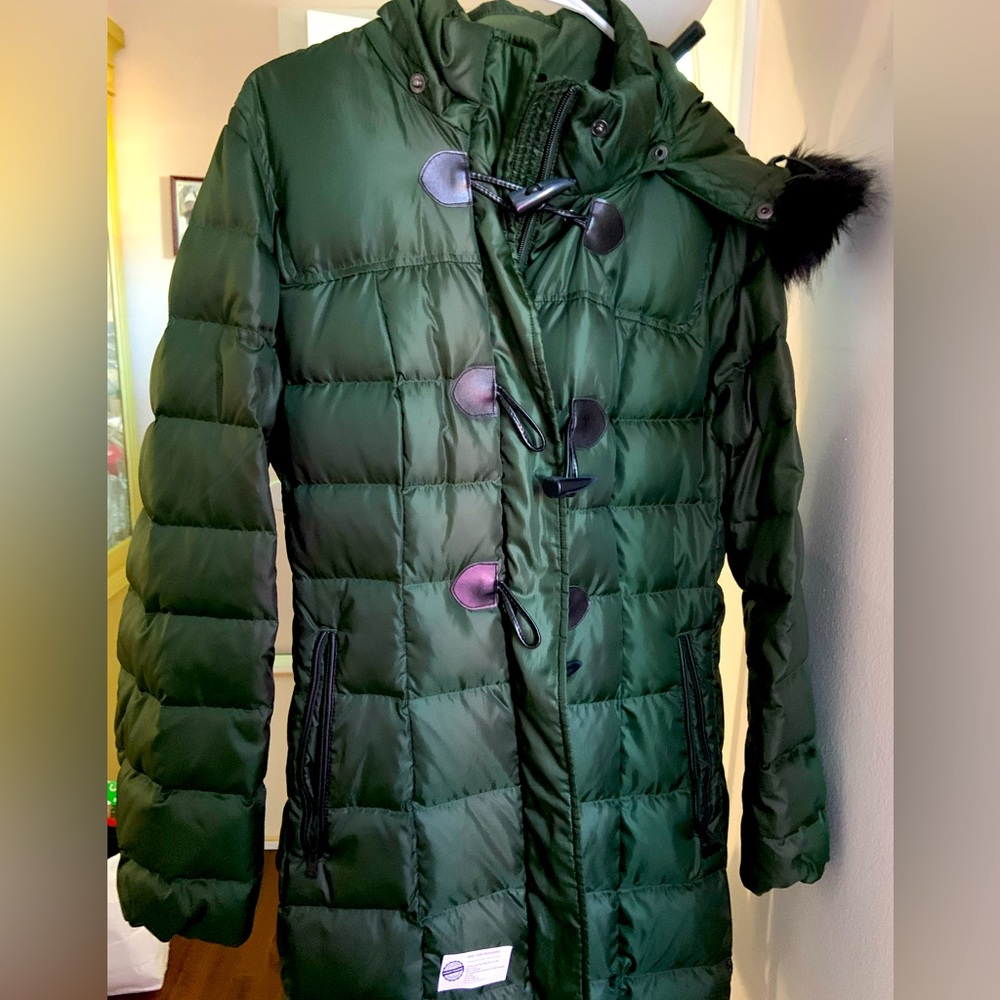LANDSEND Hunter green winter jacket for women size PL BRANC NEW W/O tags
